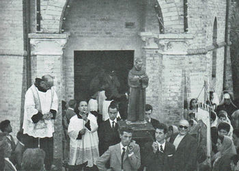 La festa di San Francesco del 1963 ai Piani d'Appresso